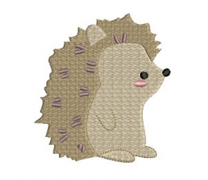 Stickdatei - Igelchen Vollstick inkl. Puschendatei